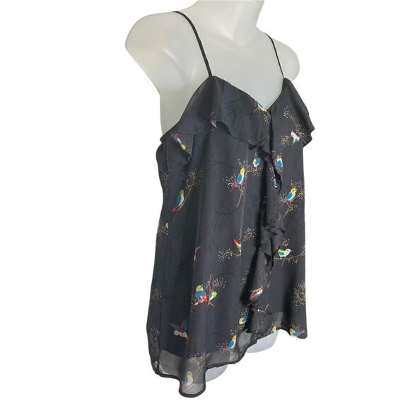 Target Xhilaration Woven Ruffle Canary Tank Small NWT - Picture 4 of 7
